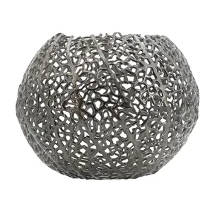 Premium Handmade Gold Finish Flower Vase Decorative Floral Holder for Residential Hospitality Commercial Luxury Lifestyle - Product Image 3