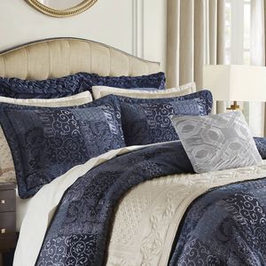 Set Copripiumino King Navy 4 Pezzi - Product Image 3