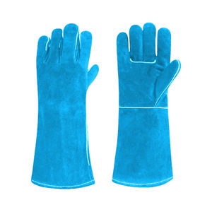 Guantes de Soldadura de Cuero de Vaca de Alta Resistencia para Seguridad Industrial, con Forro de Algodón, Resistentes a Chispas - Product Image 5
