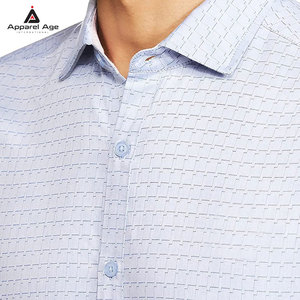 เสื้อเชิ้ตผู้ชายลำลองขายส่ง ผ้าฝ้าย 100% ยอดขายดี บริการ OEM รับออกแบบสีตามสั่ง เสื้อเชิ้ตผู้ชายลำลอง - Product Image 4