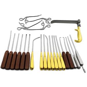 Juego de Instrumentos para Cirugía de Lifting Facial Endoscópico, Reutilizables, Autoclavables, de Acero Inoxidable, Herramientas Ortopédicas Profesionales - Product Image 1