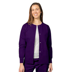 Blouse d'hôpital professionnelle pour femmes, manches longues, légère, en mélange de coton, uniforme pour infirmières - Product Image 6