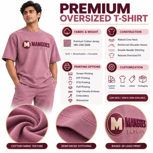 Camiseta de Algodón 100% con Estampado por Transferencia Térmica, Corte Holgado, Manga Corta, Personalizable en la Parte Delantera, Transpirable, Ropa Casual de Moda - Product Image 6