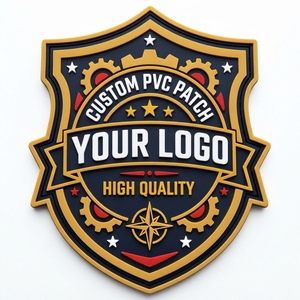 Parche de PVC 3D Personalizado, Insignia de Goma con Logotipo en Relieve de Alta Calidad para Ropa, Gorras, Bolsos, Chaquetas, Diseño para Coser - Product Image 4