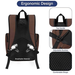 Sac à dos de sport en nylon de haute qualité pour équipes de basketball, couleurs et logos personnalisables, meilleur prix, sac à dos de basketball en gros - Product Image 3