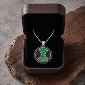 Collar con Colgante Personalizado de Ben 10 Omnitrix Estilo Hip Hop, con Micro Pavé de Moissanita, Plata 925, Joyería Hip Hop para Hombre - Product Image 5