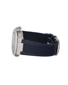 Nuevo Reloj de Lujo Personalizado con Correa de Diamantes de Cristal Mecánico y Moissanita para Hombre, Esfera con Fecha, Edición Limitada - Product Image 4