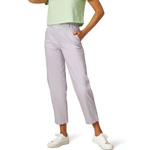 Pantalones Chinos Transpirables para Mujer, Color Liso Teñido, Patrón de Color Sólido, Ligeros, Personalizables con Impresión, de Alta Calidad, Corte Relajado - Product Image 1