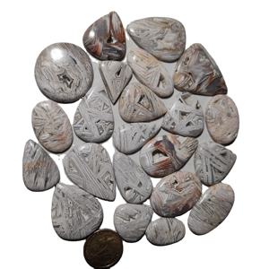 Cabujón de Ágata Mexicana Natural de Alta Calidad, Piedra Preciosa de Cuarzo Suelta, Forma Mixta, Peso de 6-10g, Marca KHUSHI GEMS STONE para Joyería - Product Image 4