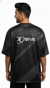 T-shirt pour homme surdimensionné à sublimation, streetwear décontracté, tendance de la mode - Product Image 2