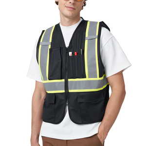 Safety Vest High Visibility Reflective Stripes For <b>Logistic</b> Personnel Warehouse Staff Delivery Driver Industrial Protective Wear - Product Image 4