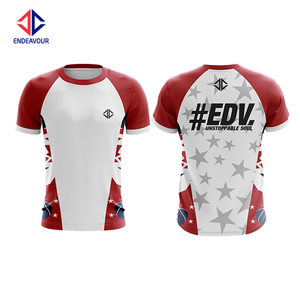 T-shirts de sport à personnalisation rapide, impression par sublimation, tissu respirant, séchage rapide - Product Image 5