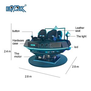 <span class=keywords><strong>2022</strong></span> gagner de l'argent 6 Dof plate-forme de mouvement volant Vr 9d Machine de cinéma 9d réalité virtuelle 9d 4 sièges - Product Image 6