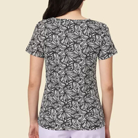 T-shirt décontracté à manches courtes pour femme, de haute qualité, avec impression de logo personnalisé, respirant, pour la saison hivernale, sublimation