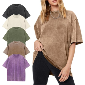 เสื้อยืดผู้หญิงคอกลมแขนสั้นทรงหลวมสไตล์วินเทจ ลุคเท่ๆ ลายพิมพ์ดิจิทัล ระบายอากาศได้ดี - Product Image 3