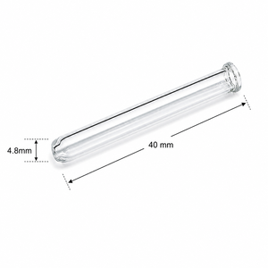 G004-02-18-A Forma de U 4.8 x 40 mm. Pipeta cuentagotas de vidrio borosilicato premium, directo de fábrica, para cosméticos, farmacéutica y laboratorio - Product Image 6