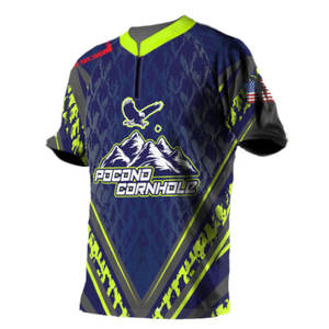 เสื้อเจอร์ซีย์คอร์นโฮลแบบสั่งทำพิเศษสำหรับผู้ชาย พิมพ์ลายดิจิทัล ผ้าทอโพลีเอสเตอร์ 100% เสื้อเจอร์ซีย์คอร์นโฮลสไตล์ฮิปฮอป - Product Image 5