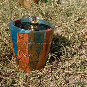 Quemador de Incienso de Resina Moderno Hecho a Mano, Elegante Regalo de Ramadán y Eid para un Estilo de Fragancia de Hogar de Lujo - Product Image 1