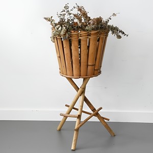Conceptions minimalistes supports de fleurs naturels écologiques supports de plantes en bambou pour la décoration de mariage - Product Image 2