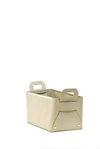 Wholesale Rate Leather <b>Stationery</b> Holder Rectangular with Handle Gold Frame Organizer Pouch for Office Work Desk/Shelf - Product Image 4