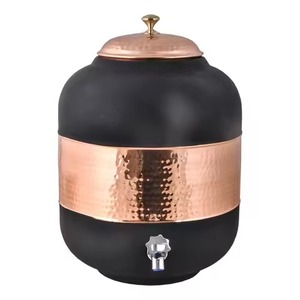 Modern <b>Copper</b> Water Dispenser Water Holding Container with Tap Ideal for Kitchen Dining <b>Table</b> and Catering Service Use - Product Image 4