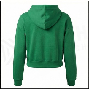 Sudadera Corta con Capucha para Mujer, Manga Larga, Ligera, Suave, para Gimnasio, Viajes, Ropa Deportiva, Uso Diario, Informal - Product Image 2