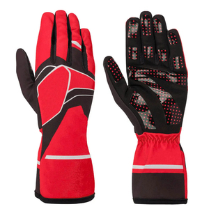 Gants de course à doigts entiers en nylon, revêtement antidérapant en polyuréthane, fermeture auto-agrippante pour la conduite et les activités de plein air, unisexe - Product Image 6