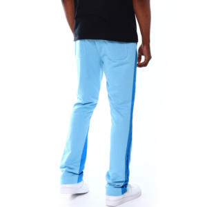 กางเกงขายาวผู้ชายทรงขาบาน ผ้าฝ้ายวินเทจ ล้างสีแบบ Stone Wash คุณภาพสูง สไตล์สตรีทแวร์ พร้อมเชือกผูกเอว สำหรับเด็กผู้ชาย - Product Image 3