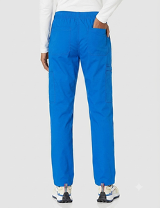 Pantalon de travail unisexe en tissu poly-spandex tissé 220 GSM, rose, coupe jogger, poche cargo, broderie personnalisée, logo par transfert thermique, impression par sublimation - Product Image 4