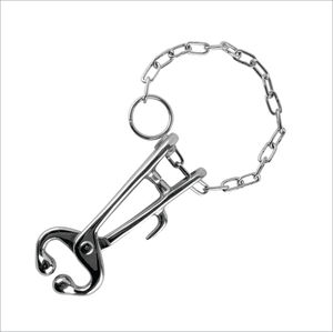 ลดราคาพิเศษ 2024  ที่หนีบวัวแบบแมนนวล สแตนเลส  โซ่รัดวัว อุปกรณ์ควบคุมปศุสัตว์  แคลมป์เพนแท็กซ์ คุณภาพสูง สำหรับสัตวแพทย์ - Product Image 1