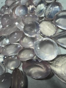 Wholesale Natural Rose Quartz Faceted Loose Gemstone Pink <b>Colour</b> - Product Image 3