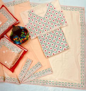 Sari indien de qualité supérieure, exclusif, magnifique, en faux georgette avec de riches broderies, pour femmes, vêtement traditionnel indien - Product Image 2