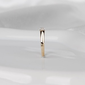 Anillo de Diamante de Laboratorio con Corte Marquesa de Lujo, en Oro Amarillo de 14K, con Engaste en V, Anillo de Promesa o Aniversario, Joyería Elegante - Product Image 3