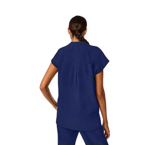 Tenue de travail légère Solid Trader pour chirurgiens et infirmières, matière extensible quadridirectionnelle, design moderne, uniforme d'hôpital - Product Image 6