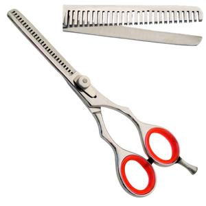 Tijeras de Entresacar Cabello Profesionales KOUNAIN de Acero Inoxidable con Hoja Microdentada, Herramientas de Belleza para Diestros - Product Image 3