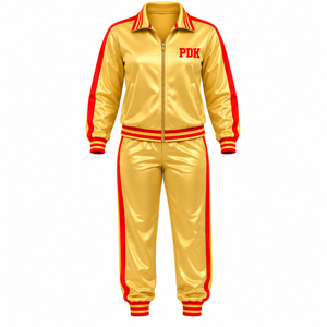 PDK <b>Womens</b> Polyester Tracksuit Versatile Two Piece Running Outfit with Sporty <b>Jacket</b> and Matching Pants for Exercise Warm Ups - Product Image 3