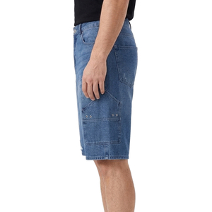 Shorts en jean baggy personnalisés pour hommes, style charpentier à double genou, cargo, déchirés, rétro, surdimensionnés, pour l'été, vente en gros - Product Image 5