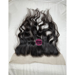 Arrow Exim Cabello Humano Ondulado Indio Virgen con Encaje Frontal de Una Sola Capa, Color Natural, 150% de Densidad, 60-70g, Sin Caída - Product Image 1
