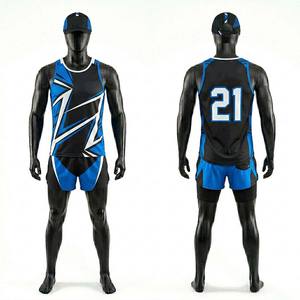 Uniformes de course personnalisés pour équipe, manches courtes, uniformes d'entraînement professionnels pour compétition, vêtements de sport pour hommes et femmes - Product Image 1