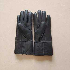 Gants d'hiver en cuir véritable RELEVO INDUSTRIES, chauds et doublés thermiquement, manches longues, vente en gros, en stock - Product Image 3
