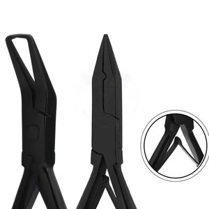 Service OEM, faible MOQ, kit d'extension de cheveux en acier inoxydable de haute qualité avec pinces à extensions durables et outil à boucles - Product Image 3