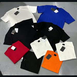 Camiseta de Algodón Grueso de Moda para Hombre, Ecológica, de Corte Oversize, con Estampado Personalizado, Estilo Urbano, Proveedor Líder - Product Image 1