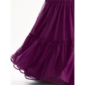 Belle robe de soirée en georgette à paillettes violettes élégante tenue de soirée Lehenga Choli - Product Image 3