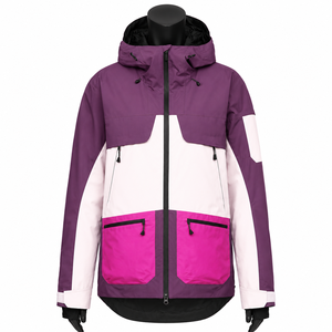 Veste de snowboard multi-panneaux imperméable personnalisée unisexe, vêtements de ski colorés, coupe-vent thermique pour sports d'hiver en plein air - Product Image 1