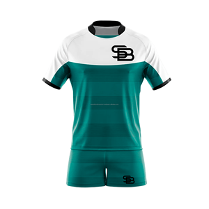 Conjunto de Uniforme de Rugby Sublimado al por Mayor, Jersey y Pantalones Cortos Personalizados, Malla Transpirable, Ropa Deportiva Profesional para Hombre - Product Image 6