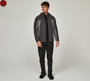 High Quality Nylon Crinkle Windproof <b>Jacket</b> Factory Custom Logo Plus Size Color Block Windbreaker <b>Jacket</b> Solid Color - Product Image 3