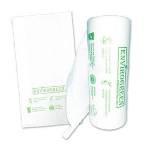 ถุงขยะแบบม้วน HDPE ย่อยสลายได้ ปิดผนึกด้วยความร้อน แบบก้นจีบ รูปดาว ผลิตตามสั่ง ขายส่ง - Product Image 3