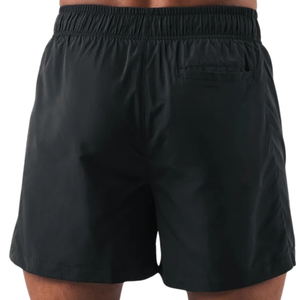 Short de bain noir pour hommes, léger, à séchage rapide, short de plage, taille élastique, pour sports nautiques, vacances d'été - Product Image 2