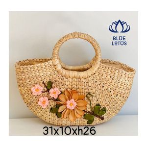 กระเป๋าหิ้วผ้าสาลีน้ำเกรดพรีเมียม ปี 2026 สำหรับซื้อของชำและไปเที่ยวชายหาด ทนทาน ระบายอากาศได้ดี ทำจากเส้นใยทออย่างดี ปลอดภัยและสะอาด - Product Image 1