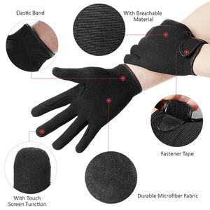 Gants d'équitation professionnels personnalisés en cuir synthétique pour hommes, anti-fissures - Product Image 5